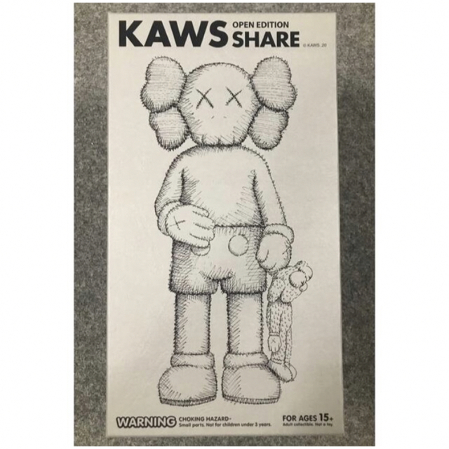 KAWS ×MEDICOMTOY カウズシェア グレー KAWS SHARE