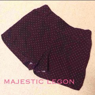 マジェスティックレゴン(MAJESTIC LEGON)の最終値下げ*MAJESTIC LEGON(ショートパンツ)