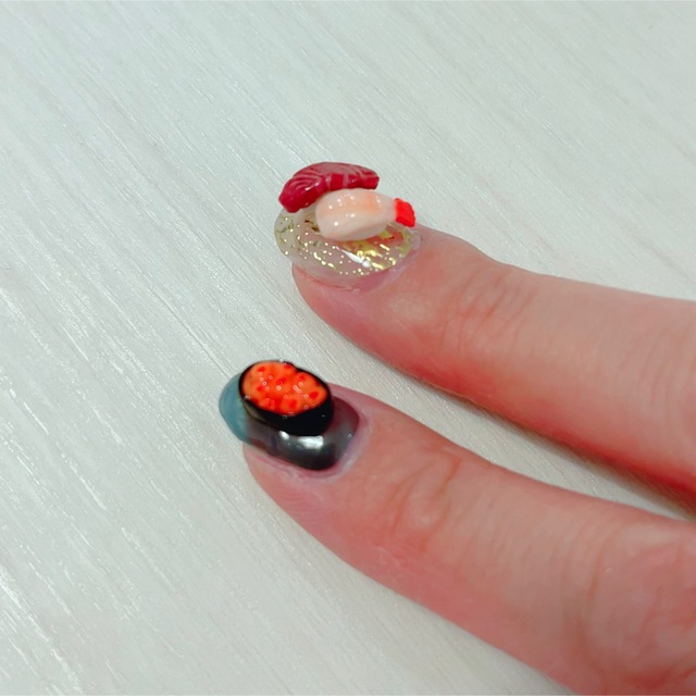 お寿司 ネイルパーツ 3dパーツ 頼もしく お寿司 ネイルパーツ 3dパーツ 頼もしく