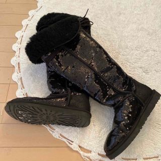 UGG Sparkles Boots 黒　ニーハイ/スパンコール