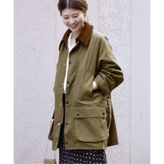 スピックアンドスパン(Spick & Span)の今期新品 Barbour 別注 BEAUFORT SP オーバーサイズ＊カーキ(ブルゾン)