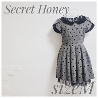 シークレットハニー(Secret Honey)の新品未使用 SecretHoney ディズニー ミッキー シルエット ワンピース(ひざ丈ワンピース)