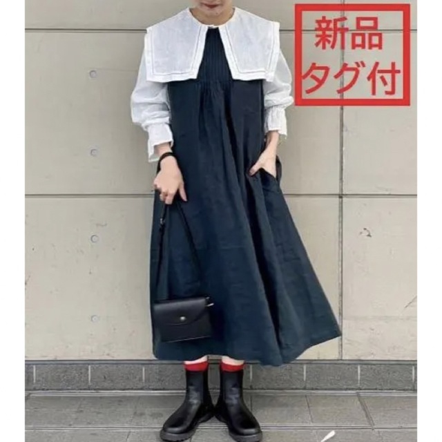 TSUHARU 横浜限定 】リネンジャンパースカート ツハル サマンサ