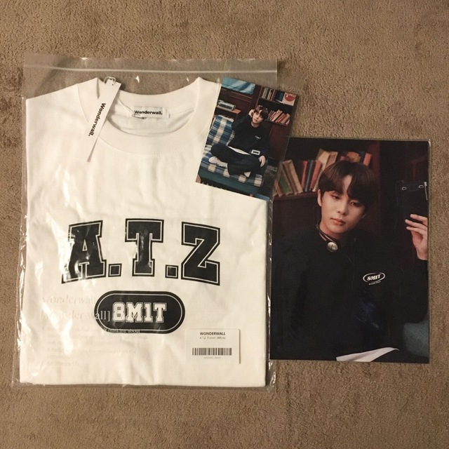 ATEEZ アチズ wonderwall Tシャツ ホワイト フォト ジョンホ