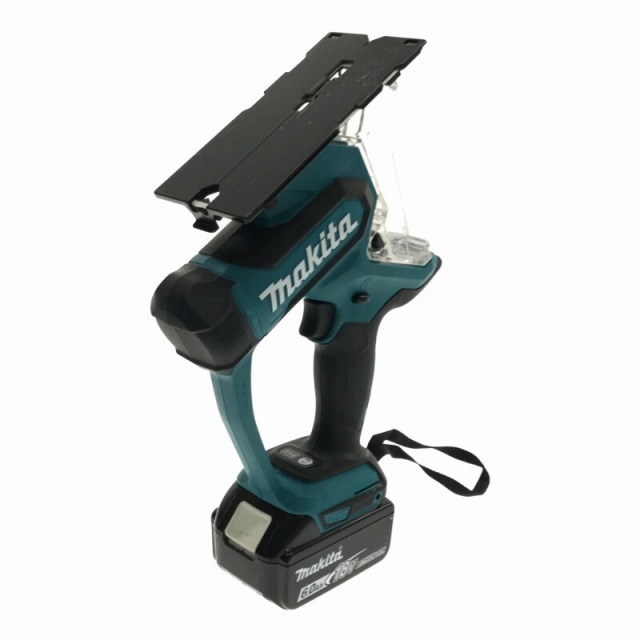 ☆極美品☆ makita マキタ 充電式ボードカッタ SD180DRGX バッテリー2個(18V6.0Ah) 充電器 替刃三枚付き ダストコレクタ付き 61478