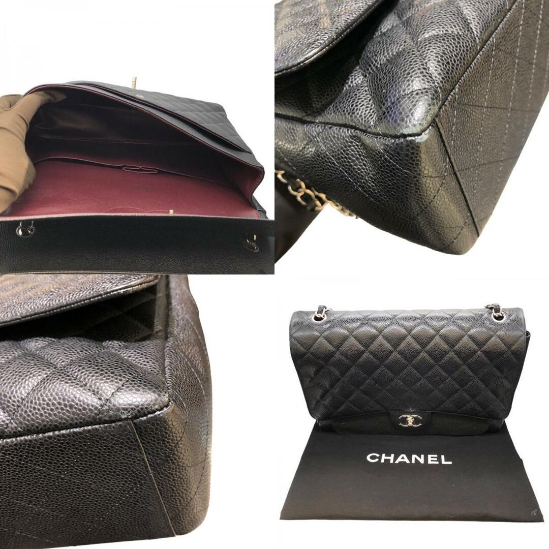 シャネル CHANEL デカマトラッセ34　キャビアスキン　ブラック　【中古】