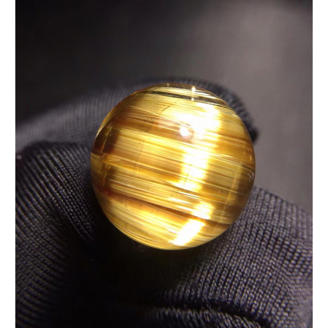 ⭐︎【極上品】タイチンクオーツ 丸玉 16.6mm