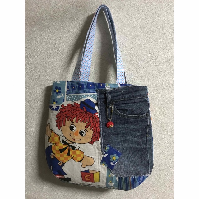 ラガディ アン アンディ raggedy ann andy トートバッグ エンタメ/ホビーのおもちゃ/ぬいぐるみ(キャラクターグッズ)の商品写真