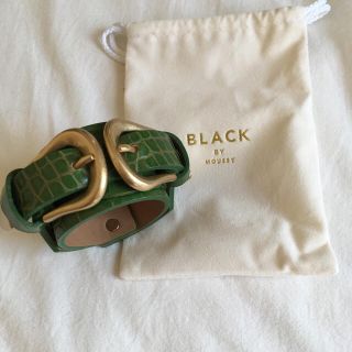 ブラックバイマウジー(BLACK by moussy)の【新品】BLACK by MOUSSY 牛革バングル(ブレスレット/バングル)