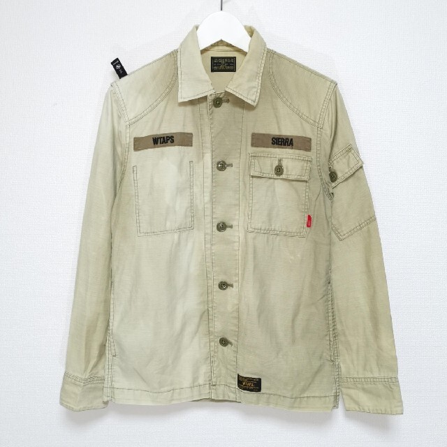 S WTAPS ダブルタップス JUNGLE SHIRT 長袖 シャツ GIP