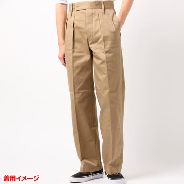 SCYE BASICS(サイベーシックス)の【送料込・美品】 SCYE BASICS ワイドストレート チノパン メンズのパンツ(チノパン)の商品写真