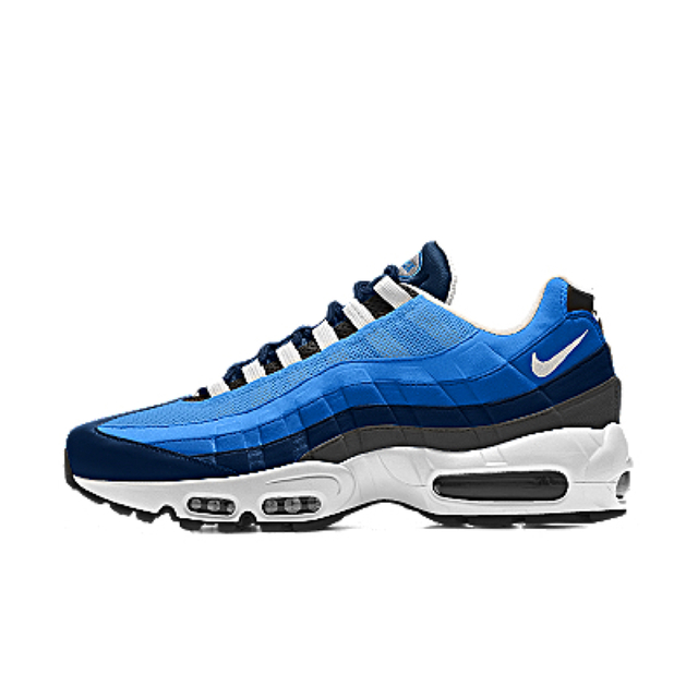 靴/シューズ新品 NIKE iD AIRMAX 95 ブルーグラデ 26.5cm