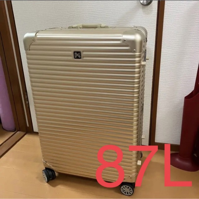 新品未使用☆LANZZO ランツォ スーツケース キャリー87Lアルミ