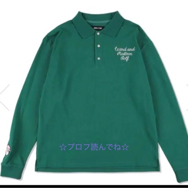 WIND AND SEA × MALBON L/S POLO Sサイズ とっておきし福袋 5400円引き