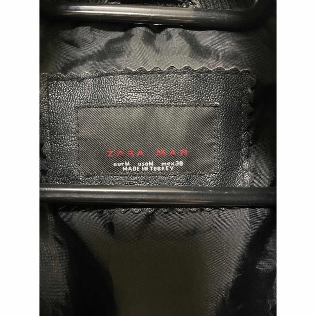 ZARA(ザラ)のZARA ザラ 本革 羊革 ラムレザー シープスキン ブルゾン アウター メンズのジャケット/アウター(レザージャケット)の商品写真