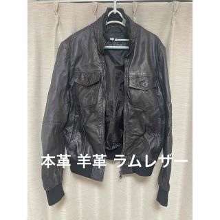 ザラ(ZARA)のZARA ザラ 本革 羊革 ラムレザー シープスキン ブルゾン アウター(レザージャケット)