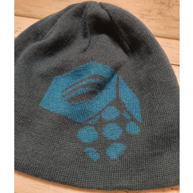 MOUNTAIN HARDWEAR - マウンテンハードウェア リバーシブル ニット帽 ブルー系の通販 by かこきん's shop