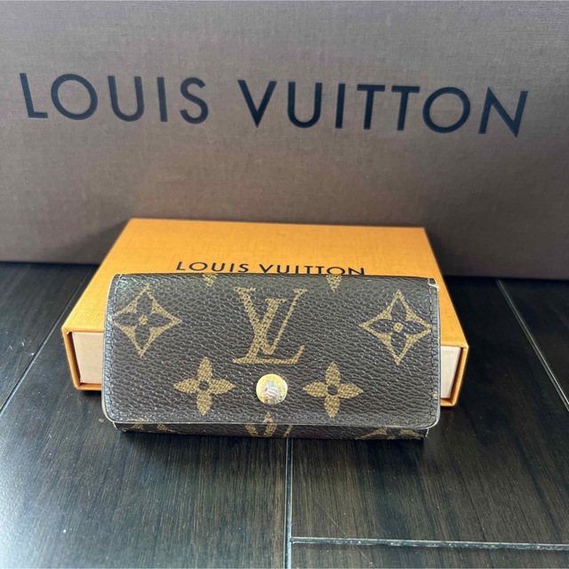 超美品 LOUIS VUITTON ルイヴィトン モノグラム キーケース 4連 - キー ...