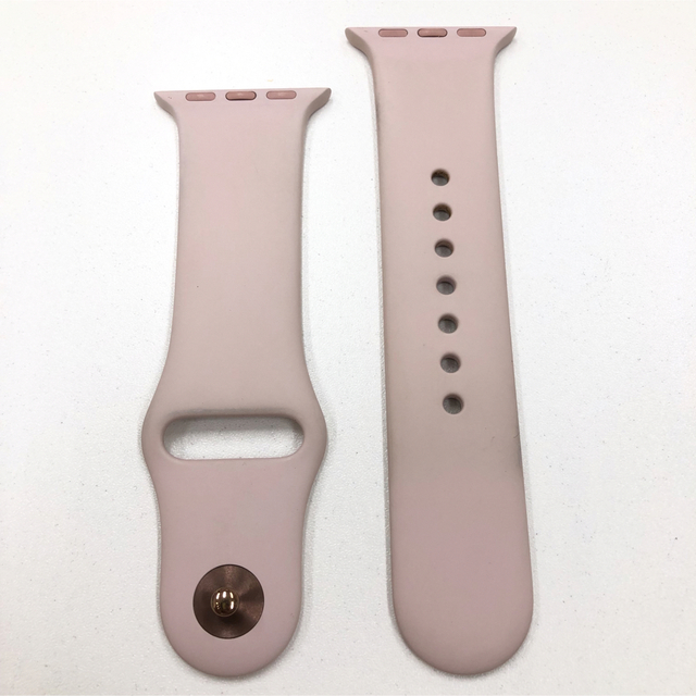 Apple Watch(アップルウォッチ)のアップルウォッチ バンド ピンクサンド Apple Watch 38/40mm メンズの時計(ラバーベルト)の商品写真