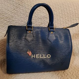 シンゾーン(Shinzone)のルイヴィトン Vintage スピーディ Hello ブルー(ハンドバッグ)