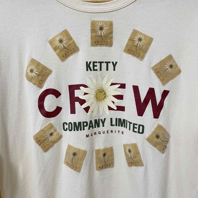 ketty(ケティ)のケティ ＊ ワッペン ロゴプリント カットソー ＊ピンクハウス  メンズのトップス(Tシャツ/カットソー(七分/長袖))の商品写真