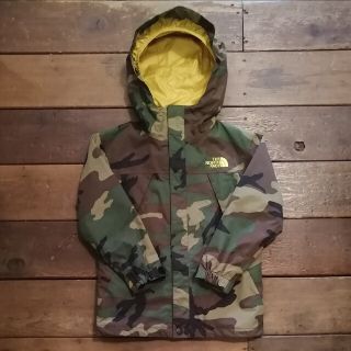 ザノースフェイス(THE NORTH FACE)のノースフェイス スクープジャケット 120 カモフラ 迷彩スキーウェア アウター(ジャケット/上着)