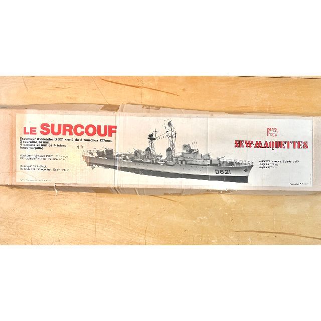 船模型 LE SURCOUF / NEW MAQUETTES未組立品 #1の+inforsante.fr