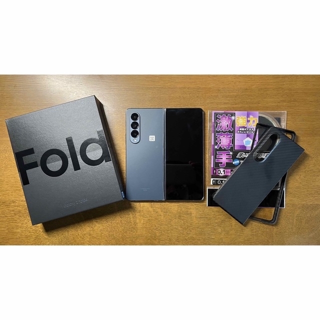 保障できる SAMSUNG Galaxy Fold4（国内・au版・256GB・グレイグリーン） Z スマートフォン本体 