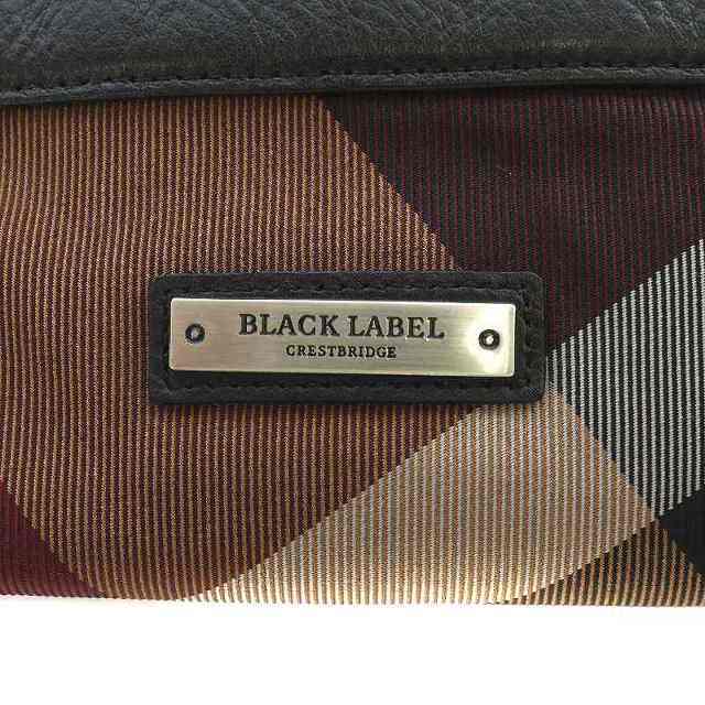 BLACK LABEL CRESTBRIDGE(ブラックレーベルクレストブリッジ)のBLACK LABEL CRESTBRIDGE トートバッグ ボルドー 茶 黒 メンズのバッグ(トートバッグ)の商品写真