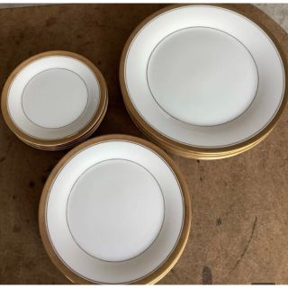 ノリタケ(Noritake)のNoritake ノリタケ プレート大中小各2枚計6枚セット ゴールドライン(食器)