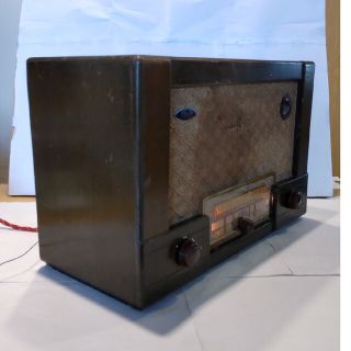 シャープ早川電気5球真空管ラジオ、AR-300型(1950年式)、希少、作動品