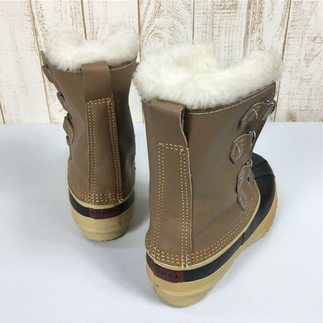 SOREL(ソレル)のWOMENs 24.0cm  ソレル カリブー Caribou スノーブーツ ウィンターシューズ カナダ製 入手困難 SOREL ベージュ系 レディースのファッション小物(その他)の商品写真