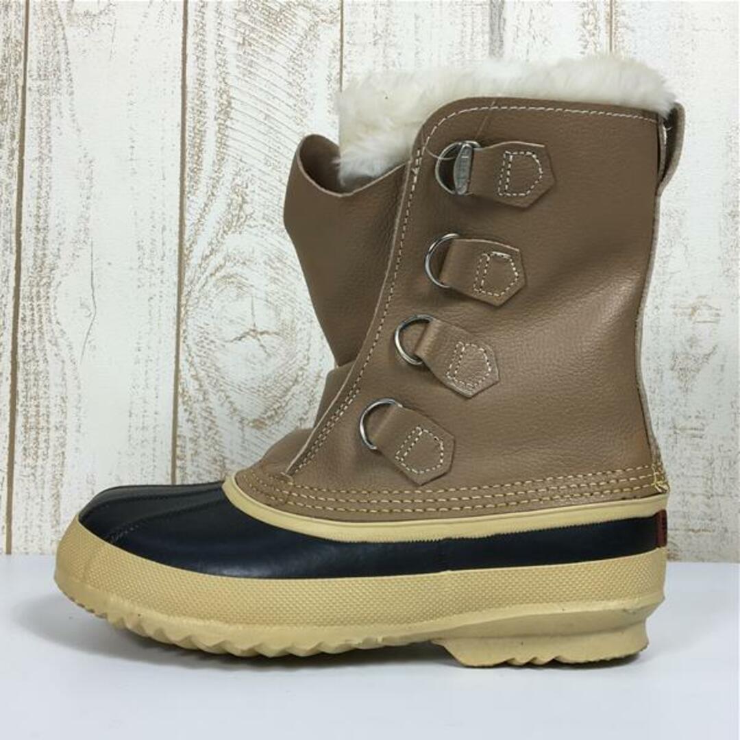 SOREL(ソレル)のWOMENs 24.0cm  ソレル カリブー Caribou スノーブーツ ウィンターシューズ カナダ製 入手困難 SOREL ベージュ系 レディースのファッション小物(その他)の商品写真