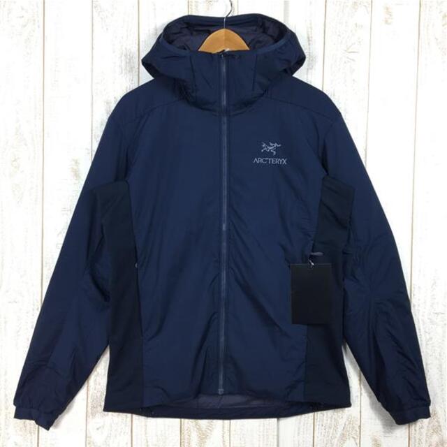 MENs M  アークテリクス アトム LT フーディ Atom LT Hoody コアロフト インサレーション ジャケット ARCTERYX 24108 25796 King Fisher ネイビー系サイズ備考