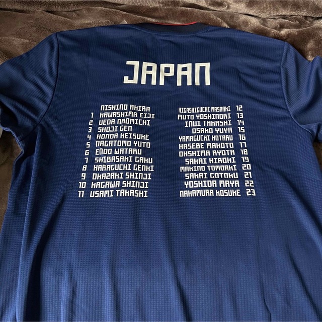 激レア サッカー ワールドカップ 日本代表 ユニフォーム シリアルナンバー