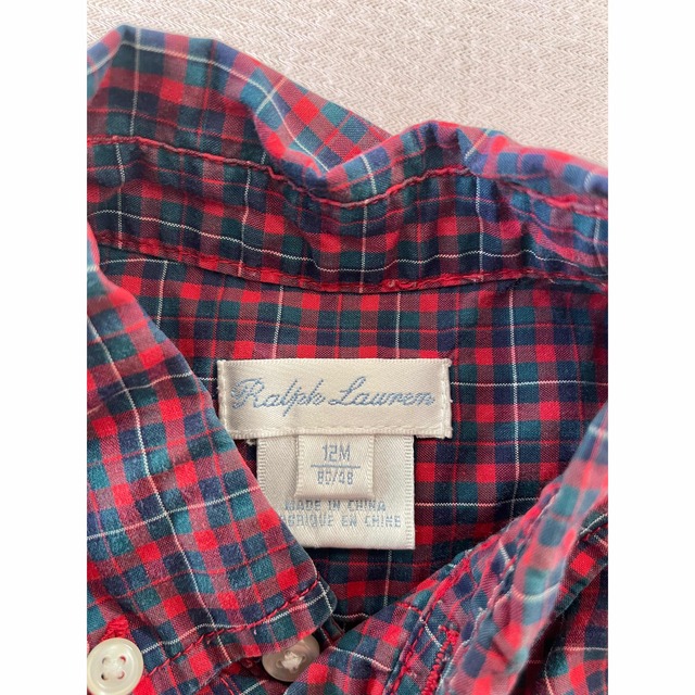 Ralph Lauren(ラルフローレン)の★ラルフローレン★男の子★Tシャツ★チェック刺繍★ロゴ　まとめ　75 80サイズ キッズ/ベビー/マタニティのベビー服(~85cm)(シャツ/カットソー)の商品写真