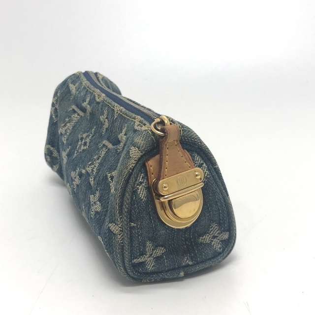 LOUIS VUITTON(ルイヴィトン)のルイヴィトン LOUIS VUITTON トゥルーススピーディGM M95081 モノグラムデニム 小物入れ 化粧ポーチ モノグラムデニムキャンバス ブルー レディースのファッション小物(ポーチ)の商品写真