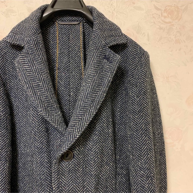 45R あきカタログ掲載 コットンツイードの四角ジャケット ¥85800