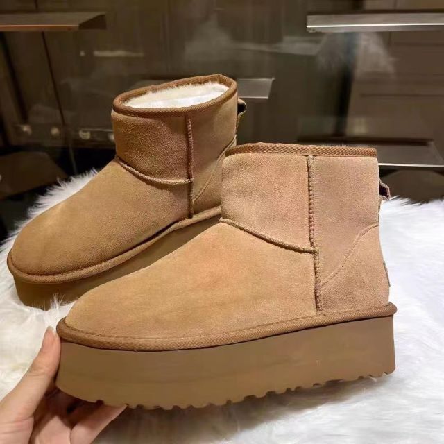 メーカー在庫限り品 UGG ニューメル ショートブーツ 25cm チェスナット