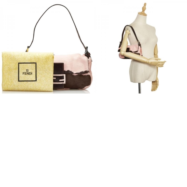 FENDI - フェンディ マンマバケット アニマル 牛柄 ハンドバッグ FENDI - フェンディ マンマバケット アニマル 牛柄 ハンドバッグ