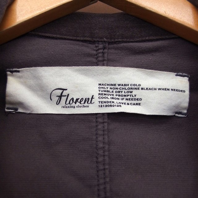 FLORENT(フローレント)のフローレント FLORENT ベロア ジャケット ブルゾン 無地 シンプル レディースのジャケット/アウター(ブルゾン)の商品写真