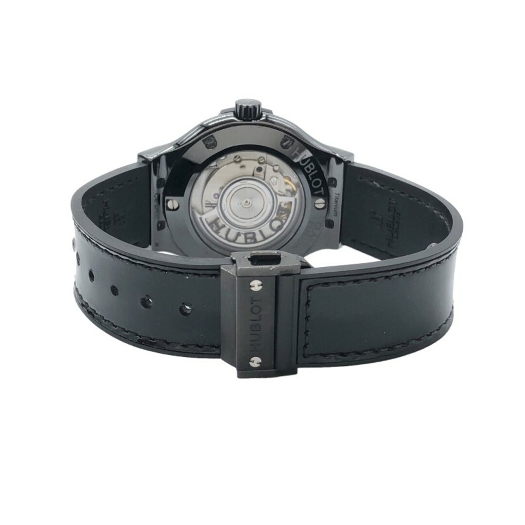 ウブロ HUBLOT クラシックフュージョン　シャイニーセラミックダイヤモンド 565.CX.1210.VR.1204 ブラック セラミック 自動巻き レディース 腕時計 4