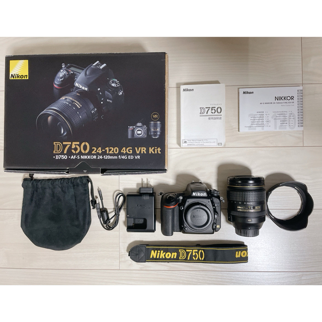 グリーン・ホワイト系 完成品♪ Nikon D750 24-120㎜ レンズ