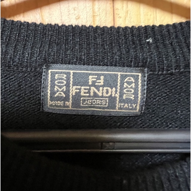 レディースヴィンテージ FENDI フェンディ ロゴ ウール ニット セーター