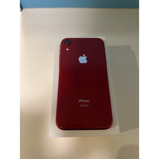 スマホ/家電/カメラiPhone XR  64GB  RED(SIMフリー)