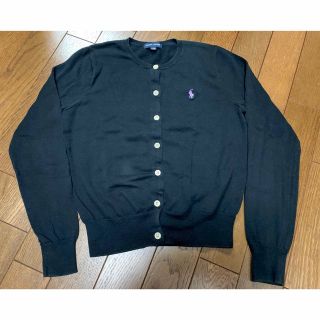 ポロラルフローレン(POLO RALPH LAUREN)のRalph Lauren ラルフローレン　カーディガン　黒　ブラック　コットン(カーディガン)