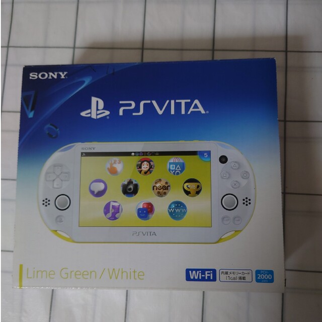 ゲームPlayStation®VitaPCH-2000シリーズライムグリーンホワイ