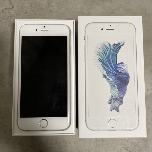 iPhone 6s Silver 64GB au 箱付き