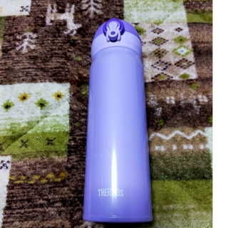 サーモス(THERMOS)のパープル紫の水筒、中古(弁当用品)