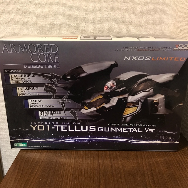 KOTOBUKIYA(コトブキヤ)のアーマード・コア　 Y01-TELLUS（テルス） ガンメタVer. エンタメ/ホビーのおもちゃ/ぬいぐるみ(模型/プラモデル)の商品写真